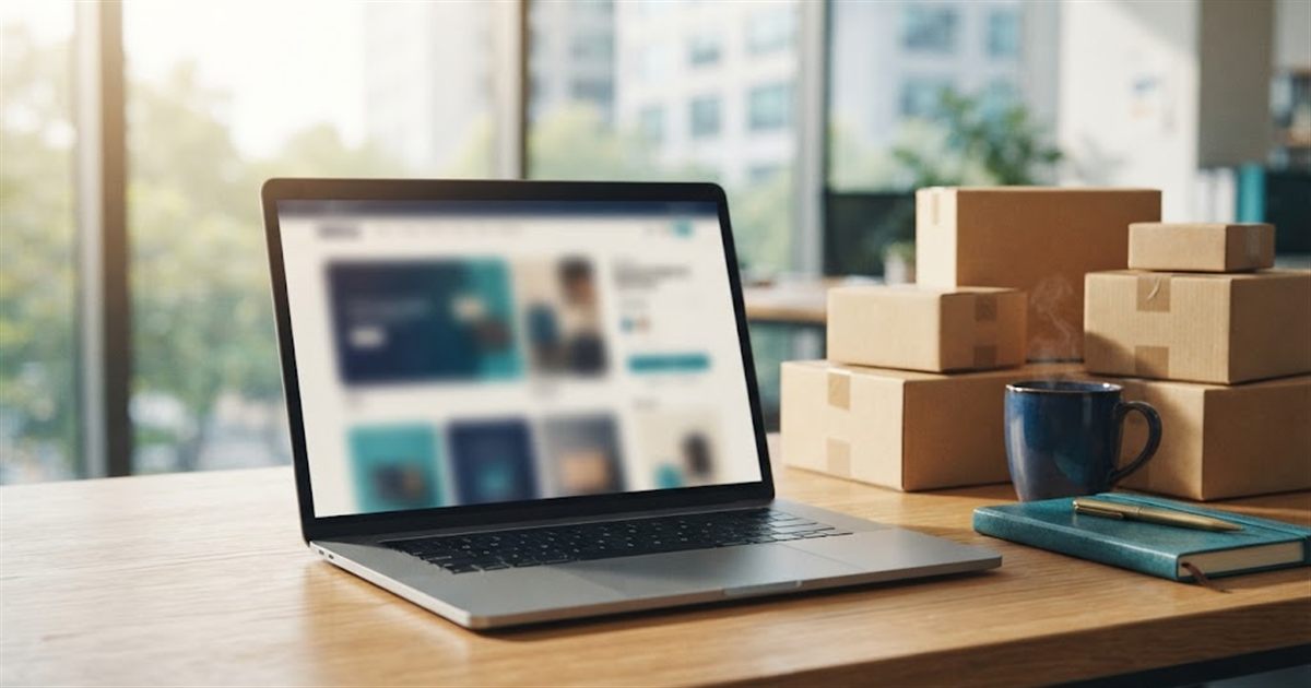 Pazaryeri mi kendi e-ticaret sitesi mi: kargo kutuları ve mağaza ekranı