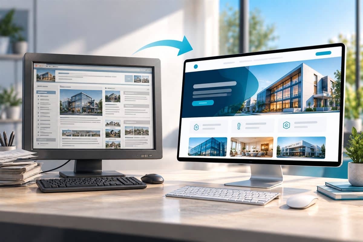 Eski tasarımlı web sitesinin modern kurumsal tasarıma yenilenmesi: önce ve sonra
