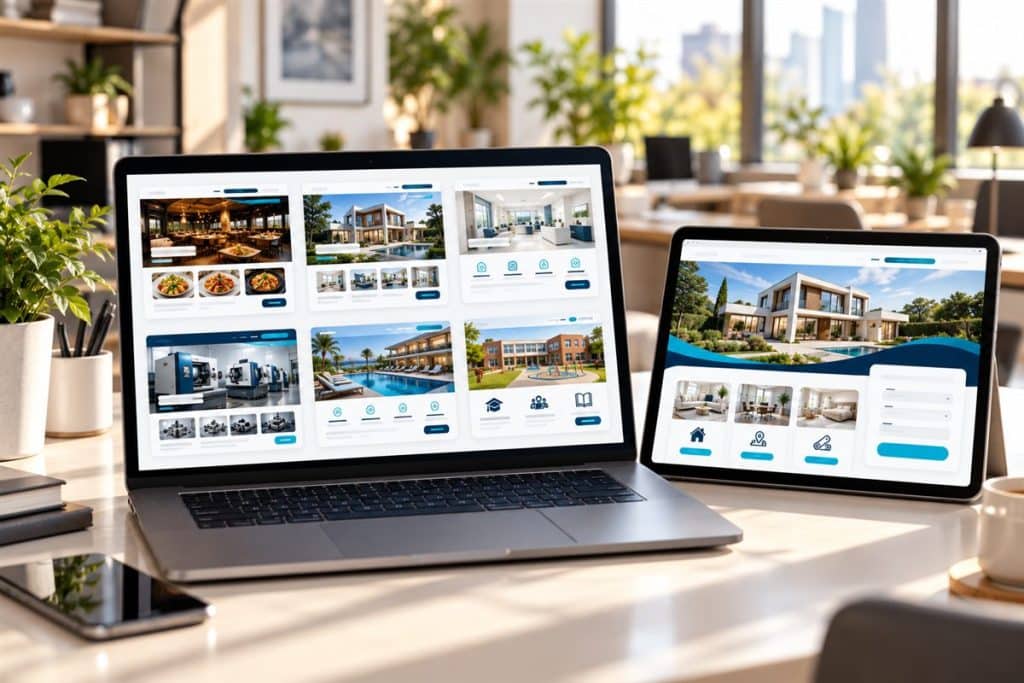 Sektöre özel web sitesi tasarımı: restoran, emlak, klinik, fabrika ve otel sitesi örnekleri